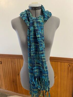 68” x 12” Amanda Blue Scarf